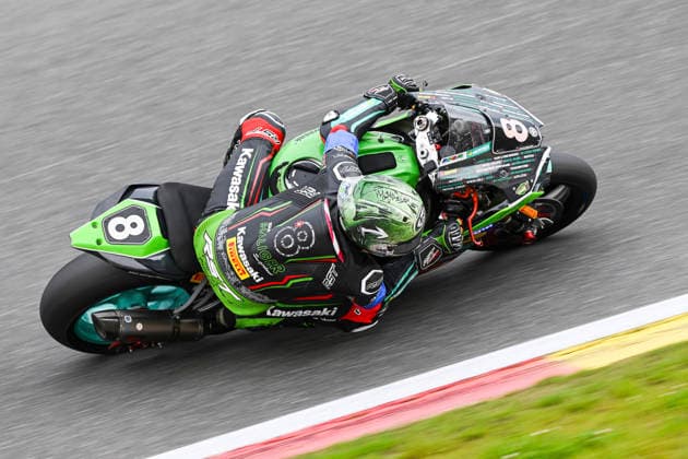 MOTO : 8Heures de Spa-Francorchamps - championnat FIM EWC 2026 - 06 06 2026 8 Team Bolliger Switzerland (CHE) Kawasaki Zx 10r (EWC) driven by Nico Thoni (CHE) Alex Toledo Romero (ESP) Xavier Artigas Lopez (ESP), during the 8H Spa Motos, the second round of the 2026 FIM EWC Championship, on the Spa-Francorchamps circuit in Francorchamps, Belgium, from June 5 to 6, 2026. FRANCORCHAMPSBelgium  Copyright: xMPSxAGENCYx