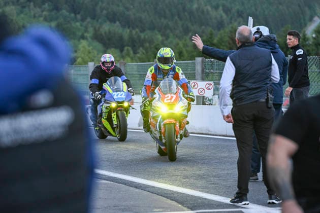 MOTO : 8Heures de Spa-Francorchamps - championnat FIM EWC 2026 - 06 06 2026 27 Trt27 Az Moto (FRA) Honda Cbr 1000 Rr-r-sp (SST) driven by Thomas Ward (GBR) Thomas Oliver (GBR) Eemeli Lahti (FIN), during the 8H Spa Motos, the second round of the 2026 FIM EWC Championship, on the Spa-Francorchamps circuit in Francorchamps, Belgium, from June 5 to 6, 2026. FRANCORCHAMPSBelgium  Copyright: xMPSxAGENCYx