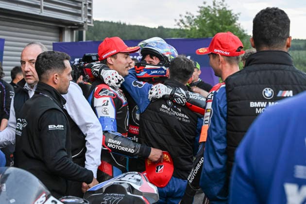 MOTO : 8Heures de Spa-Francorchamps - championnat FIM EWC 2026 - 06 06 2026 37 Bmw Motorrad World Endurance Team (BEL) Bmw M 1000 Rr (EWC) driven by Markus Reiterberger (DEU) Steven Odendaal (ZAF) Michael Van Der Mark (NLD), during the 8H Spa Motos, the second round of the 2026 FIM EWC Championship, on the Spa-Francorchamps circuit in Francorchamps, Belgium, from June 5 to 6, 2026. FRANCORCHAMPSBelgium  Copyright: xMPSxAGENCYx