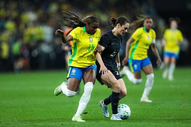 Neo Quimica Sao Paulo (SP), 06 06 2026 - BRAZIL X UNITED STATES (USA): Match between Brazil and the United States (USA), a friendly match of the 2026 Women s national team, Nationalteam taking place in Sao Paulo (SP), this Saturday (06), on the Neo Quimica Arena pitch. (Photo: Marco Miatelo Photo Premium SPP) Marco Miatelo (Marco Miatelo SPP)  Copyright: xMarcoxMiatelox xSPPx spp-en-MaMi-marco_miatelo_photo_premium_489400