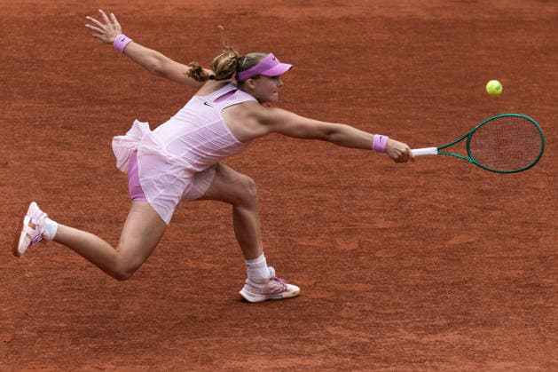 2026 French Open - Day Fourteen Mirra Andreeva competes in her final women s singles match against Maja Chalinska on day 14 of the French Open tennis tournament on Court Philippe Chatrier at the Roland-Garros Complex in Paris, France. Paris France  Copyright: xIbrahimxEzzatx originalFilename:ezzat-notitle260606_npceh.jpg