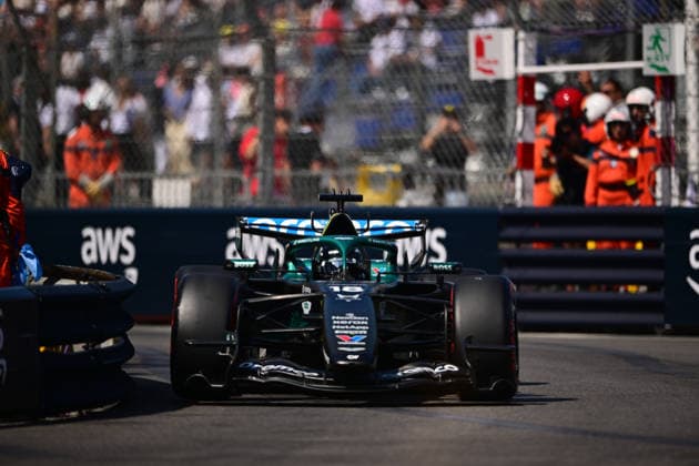 F1 Grand Prix of Monaco - Qualifying Lance Stroll of the Aston Martin Cognizant F1 Team drives during qualifying for the Monaco Grand Prix at Circuit de Monaco in Monaco Ville, Monaco, on June 6, 2026. Monaco Ville Monaco Ville Monaco  Copyright: xAndreaxDiodatox originalFilename:diodato-monacogp260606_npiNv.jpg