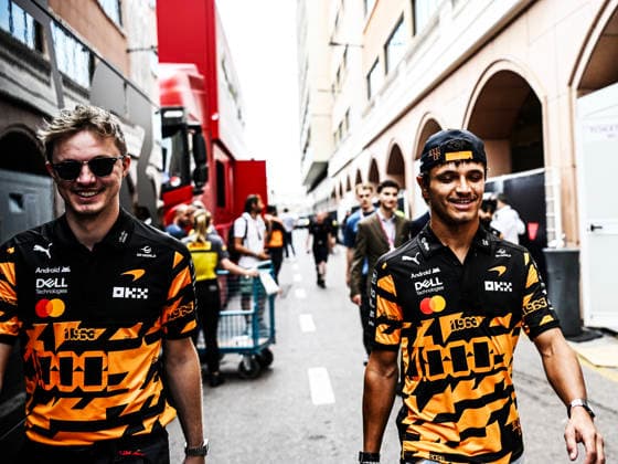 F1 Grand Prix of Monaco - Qualifying Lando Norris of the McLaren Mastercard F1 Team is in the paddock during the FIA Formula One World Championship, WM, Weltmeisterschaft Monaco Grand Prix in Monte Carlo, Monaco, on June 6, 2026. Monte carlo Monaco  Copyright: xLucaxBarsalix originalFilename:barsali-notitle260606_npbvA.jpg