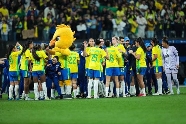 Neo Quimica Sao Paulo (SP), 06 06 2026 - BRAZIL X UNITED STATES (USA): Match between Brazil and the United States (USA), a friendly match of the 2026 Women s national team, Nationalteam taking place in Sao Paulo (SP), this Saturday (06), on the Neo Quimica Arena pitch. (Photo: Marco Miatelo Photo Premium SPP) Marco Miatelo (Marco Miatelo SPP)  Copyright: xMarcoxMiatelox xSPPx spp-en-MaMi-marco_miatelo_photo_premium_489428