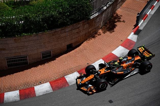 MOTORS - Formula 1 - Grand Prix de Monaco 2026 Photo by IPA ABACAPRESS.COM85408669 - 01 Lando Norris Of The Team Mclaren Mastercard F1 Team Mercedes Mcl40In They Face The Practice Session , During Fia Formula One World Championship, WM, Weltmeisterschaft F1 Monaco Grand Prix 2026, 06 Jun, In Monte Carlo Monaco Monaco  Copyright: xIPAxSport ABACAx