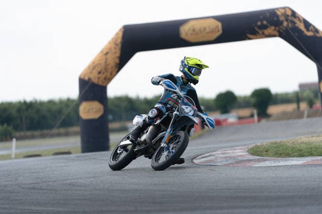MOTORS - Supermoto - FIM Supermoto World Championship, WM, Weltmeisterschaft 2026 - Grand Prix of Piedmont Photo by IPA ABACAPRESS.COM85410262 - Darnton Edward (GBR) - TM - TVS Racing during FIM Supermoto World Championship 2026 - Grand Prix of Piemonte, Supermoto race in Busca, Italy, June 06 2026 Busca Italy  Copyright: xIPAxSport ABACAx