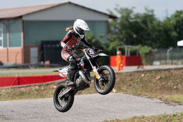 MOTORS - Supermoto - FIM Supermoto World Championship, WM, Weltmeisterschaft 2026 - Grand Prix of Piedmont Photo by IPA ABACAPRESS.COM85410301 - Irzyk Liliana (POL) - KTM during FIM Supermoto World Championship 2026 - Grand Prix of Piemonte, Supermoto race in Busca, Italy, June 06 2026 Busca Italy  Copyright: xIPAxSport ABACAx