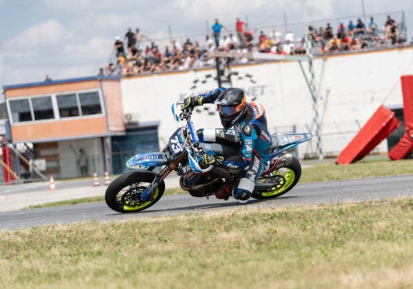 MOTORS - Supermoto - FIM Supermoto World Championship, WM, Weltmeisterschaft 2026 - Grand Prix of Piedmont Photo by IPA ABACAPRESS.COM85410330 - Rato Mattia (ITA) - TM - TVS RACING Team during FIM Supermoto World Championship 2026 - Grand Prix of Piemonte, Supermoto race in Busca, Italy, June 06 2026 Busca Italy  Copyright: xIPAxSport ABACAx