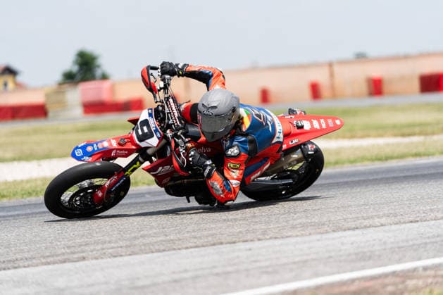 MOTORS - Supermoto - FIM Supermoto World Championship, WM, Weltmeisterschaft 2026 - Grand Prix of Piedmont Photo by IPA ABACAPRESS.COM85410340 - Gomez Requena Francisco (ESP) -Gas Gas during FIM Supermoto World Championship 2026 - Grand Prix of Piemonte, Supermoto race in Busca, Italy, June 06 2026 Busca Italy  Copyright: xIPAxSport ABACAx