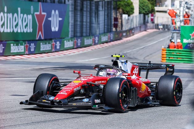 MOTORS - Formula 1 - Grand Prix de Monaco 2026 Photo by IPA ABACAPRESS.COM85411401 - Lewis Hamilton of United Kingdom and Scuderia Ferrari HP SF-26 (44) seen during F1 Grand Prix of Monaco 2026 - Pole Position at Circuit de Monaco in Monte-Carlo, Monaco Monaco  Copyright: xIPAxSport ABACAx