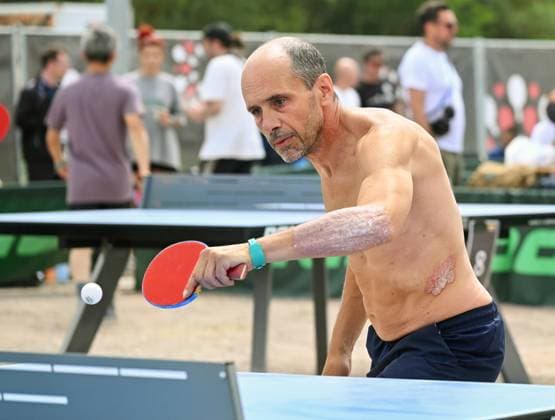 Outdoor-Tischtennis ist Chillen und Am 6. Juni wurden im Rahmen der LOTTO Thüringen TT-Finals in der Messe Erfurt die 1. Deutschen Meisterschaften im Outdoor-Tischtennis der Tischtennis-Communitys ausgetragen. Outdoor-Tischtennis ist Chillen und Sport: Am 6. Juni wurden im Rahmen der LOTTO Thüringen TT-Finals in der Messe Erfurt die 1. Deutschen Meisterschaften im Outdoor-Tischtennis der Tischtennis-Communitys ausgetragen. Erfurt Messe Erfurt Thüringen Deutschland