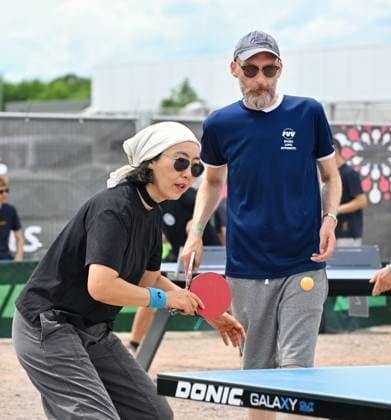 Outdoor-Tischtennis ist Chillen und Am 6. Juni wurden im Rahmen der LOTTO Thüringen TT-Finals in der Messe Erfurt die 1. Deutschen Meisterschaften im Outdoor-Tischtennis der Tischtennis-Communitys ausgetragen. Outdoor-Tischtennis ist Chillen und Sport: Am 6. Juni wurden im Rahmen der LOTTO Thüringen TT-Finals in der Messe Erfurt die 1. Deutschen Meisterschaften im Outdoor-Tischtennis der Tischtennis-Communitys ausgetragen. Erfurt Messe Erfurt Thüringen Deutschland