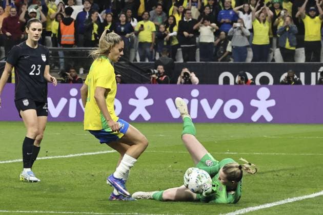 RECORD DATE NOT STATED Brazil faces the United States at the Neo Quimica Arena in Sao Paulo. Sao Paulo (SP), 06 06 2026 Football Brazilian Women s national team, Nationalteam USA International Friendly, Länderspiel, Nationalmannschaft Match between the national teams of Brazil and the United States during an international friendly, held at the Neo Quimica Arena, in Sao Paulo, this Saturday (6).(Foto: Leco Viana Thenews2 imago images) SPO  Copyright: xLecoxVianax