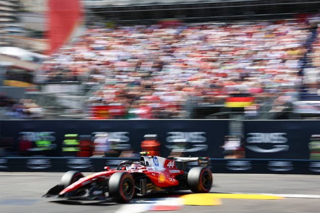 44 Lewis Hamilton (GBR) Scuderia Ferrari HP (ITA) Ferrari SF-26 during the Qualifying of Formula 1 Louis Vuitton Grand Prix of Monaco at Circuit de Monaco in Monaco on June 06, 2026 in Monaco. (Photo by Philippe Nanchino Eurasia Images) Monaco Circuit de Monaco Monte Carlo Monaco