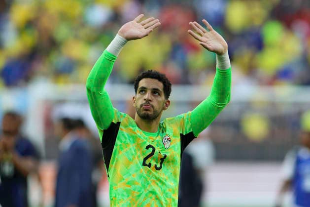 SOCCER 2026: Egypt Vs Brazil JUN 6 June 6, 2026: Egypt goalkeeper Mostafa Shobeir (23) waves to the crowd after the International Friendly, Länderspiel, Nationalmannschaft soccer match between Egypt and Brazil at Huntington Bank Field in Cleveland, Ohio. Brian Fisher CSM (Credit Image: Â Brian Fisher Cal Media) Cleveland Ohio United States of America EDITORIAL USE ONLY Copyright: xx ZUMA-20260606_zma_c04_068.jpg BrianxFisherx csmphotothree493382