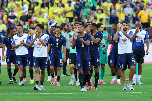 SOCCER 2026: Egypt Vs Brazil JUN 6 June 6, 2026: Brazil claps and waves to the crows after the International Friendly, Länderspiel, Nationalmannschaft soccer match between Egypt and Brazil at Huntington Bank Field in Cleveland, Ohio. Brian Fisher CSM (Credit Image: Â Brian Fisher Cal Media) Cleveland Ohio United States of America EDITORIAL USE ONLY Copyright: xx ZUMA-20260606_zma_c04_058.jpg BrianxFisherx csmphotothree493361