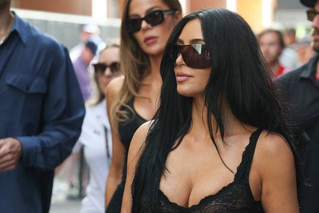 Kim Kardashian during the Qualifying of Formula 1 Louis Vuitton Grand Prix of Monaco at Circuit de Monaco in Monaco on June 06, 2026 in Monaco. (Photo by Philippe Nanchino Eurasia Images) Monaco Circuit de Monaco Monte Carlo Monaco