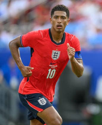 06 June 2026 - England v New Zealand - Pre World Cup Friendly - Raymond James Stadium - Tampa - Florida - USA. England v New Zealand - Pre World Cup Friendly - Raymond James Stadium - Tampa - Florida - USA. Jude Bellingham in action for England. Picture : Mark Pain TAMPA USA  Copyright: xMarkxPainx