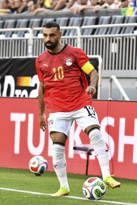 CLEVELAND, USA - JUNE 06: Mohamed Salah of Eygpt during an International Friendly, Länderspiel, Nationalmannschaft match in preparation for the upcoming 2026 FIFA World Cup, WM, Weltmeisterschaft, Fussball between Brazil and Egypt (Photo by Rebekah Wynkoop SPP)  Copyright: xRebekahxWynkoop SPPx Sportspressphoto_SPR162397