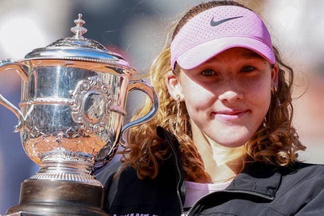 Roland Garros 2026 Mirra Andreeva during Roland Garros 2026 women™s final in Paris, France, on June 6, 2026 Paris France  Copyright: xFotoxOlimpikx originalFilename:jastrzebowski-rolandga260525_npRew.jpg
