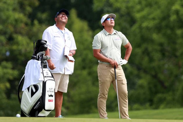 Memorial Tournament presented by Workday DUBLIN, OH - JUNE 06: Kurt Kitayama of Chico, California waits with his caddie on the 10th fairway during the third round of the Memorial Tournament presented by Workday at Muirfield Village Golf Club on June 6, 2026 in Dublin, Ohio. Dublin Ohio United States  Copyright: xAmyxLemusx originalFilename:lemus-memorial260606_np3SV.jpg
