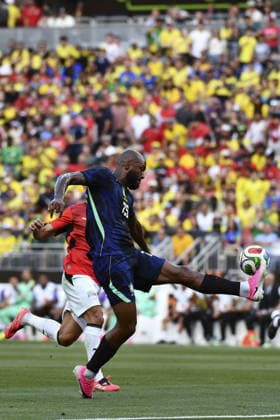 CLEVELAND, USA - JUNE 06: Igor Thiago of Brazil controls the ball during an International Friendly, Länderspiel, Nationalmannschaft match in preparation for the upcoming 2026 FIFA World Cup, WM, Weltmeisterschaft, Fussball between Brazil and Egypt (Photo by Rebekah Wynkoop SPP)  Copyright: xRebekahxWynkoop SPPx Sportspressphoto_SPR162419