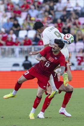 Turkiye v Venezuela - Friendly match MIAMI, UNITED STATES - JUNE 06: Ahmetcan Kaplan of Turkiye in action during the International Friendly, Länderspiel, Nationalmannschaft match between Turkiye and Venezuela at Inter Miami CF Stadium in Miami, Florida, U.S., on June 6, 2026. Mostafa Bassim Anadolu Florida United States. Editorial use only. Please get in touch for any other usage.  Copyright: x2026xAnadoluxMostafaxBassimx