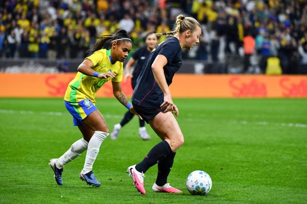 Avery Patterson of United States during a women’s football International Friendly, Länderspiel, Nationalmannschaft between Brazil and USA at Neo Química Arena, in São Paulo, Brazil  Copyright: xRobertoxCasimirox xSPPx Sportspressphoto_SPR162431