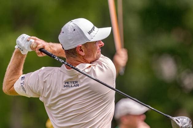 June 6, 2026, Dublin, Ohio, U.S: Justin Rose hits his tee shot on 15 during the third round of The Memorial Tournament at Muirfield Village Golf Club, Dublin, Ohio. PGA, Golf Herren Tour 2026 - The Memorial Tournament - Third Round  - ZUMAs304 20260606_zaf_s304_136 Copyright: xScottxStuartx