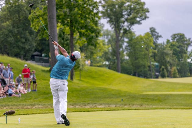 June 6, 2026, Dublin, Ohio, U.S: Hideki Matsuyama tees off on 15 during the third round of The Memorial Tournament at Muirfield Village Golf Club, Dublin, Ohio. PGA, Golf Herren Tour 2026 - The Memorial Tournament - Third Round  - ZUMAs304 20260606_zaf_s304_147 Copyright: xScottxStuartx