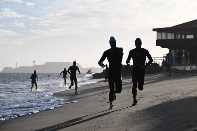 Sokin Escape From Alcatraz Triathlon - T100 San Francisco 2026 SAN FRANCISCO, CA - JUNE 6: The Sokin Escape From Alcatraz Triathlon 2026 - T100 is held at Marina Blvd in San Francisco, California, United States on June 6, 2026. Tayfun Coskun Anadolu California United States. Editorial use only. Please get in touch for any other usage.  Copyright: x2026xAnadoluxTayfunxCoskunx