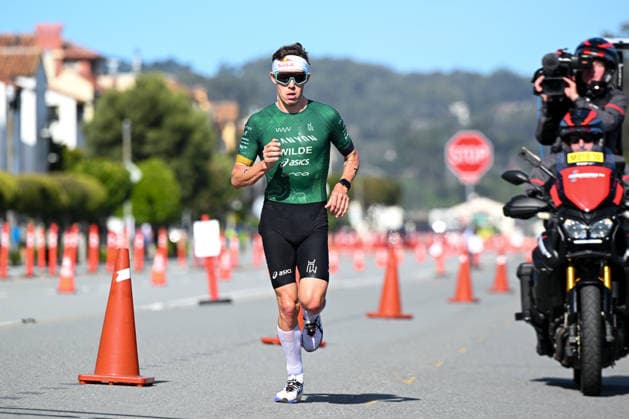 Sokin Escape From Alcatraz Triathlon - T100 San Francisco 2026 SAN FRANCISCO, CA - JUNE 6: Reigning T100 men’s champion Hayden Wilde wins third place during The Sokin Escape From Alcatraz Triathlon at Marina Blvd in San Francisco, California, United States on June 6, 2026. Tayfun Coskun Anadolu California United States. Editorial use only. Please get in touch for any other usage.  Copyright: x2026xAnadoluxTayfunxCoskunx
