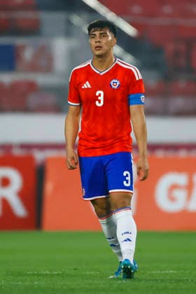 Futbol, Chile vs Brasil. Partido amistoso categoria sub 20. El jugador de de la seleccion chilena Bruno Torres es fotografiado durante un partido amistoso de la categoria sub 20 realizado en el estadio Nacional de Santiago, Chile. 06 06 2026 Dragomir Yankovic Photosport Football, Chile vs Brazil. U-20 friendly match. Chile™s player Bruno Torres is photographed during a U-20 friendly match at Nacional stadium in Santiago, Chile. 06 06 2026 Dragomir Yankovic Photosport Chile vs Brasil, amistoso sub 20, 2026 