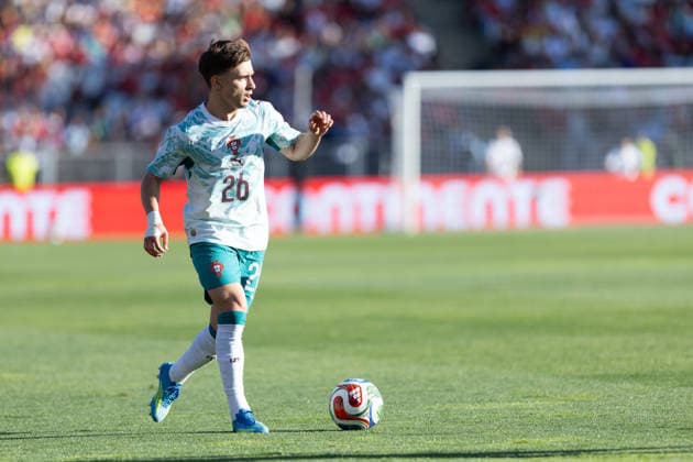 June 6, 2026, Caxias, Lisbon, Portugal: Portugal and Juventus forward FRANCISCO CONCEICAO (26) in action during the game for the International Friendly, Länderspiel, Nationalmannschaft game between Portugal vs Chile at Estadio Nacional Soccer 2026: Portugal 2:1 Chile  - ZUMAs359 20260606_zsp_s359_166 Copyright: xAlexandrexdexSousax