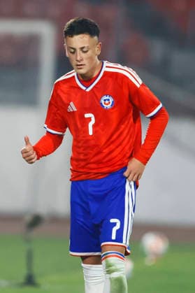 Futbol, Chile vs Brasil. Partido amistoso categoria sub 20. ElÊjugadorÊde de la seleccion chilena Vicente Vargas esÊfotografiadoÊdurante un partido amistoso de la categoria sub 20 realizado en el estadio Nacional de Santiago, Chile. 06 06 2026 Dragomir Yankovic Photosport Football, Chile vs Brazil. U-20 friendly match. ChileÕs player Vicente Vargas is photographed duringÊa U-20 friendly match at Nacional stadium in Santiago, Chile. 06 06 2026 Dragomir Yankovic Photosport Chile vs Brasil, amistoso sub 20, 2026 