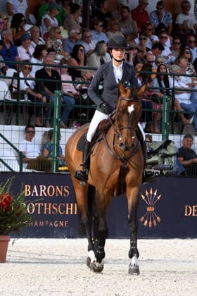 June 5, 2026, Cannes, France: Jennifer Hochstaedter : Equestrian Riders Compete In Longines Global Champions League Tour In Cannes, France - Cannes Longines Global Champions League Tour in Cannes Cannes France - ZUMAs197 20260605_aaa_s197_585 Copyright: xGianluigixJoriox
