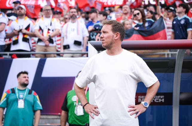 Fussball WM 2026 Testspiel im Chicago 06.06.2026 USA - Deutschland Bundestrainer Julian Nagelsmann (Deutschland) vor dem Spiel