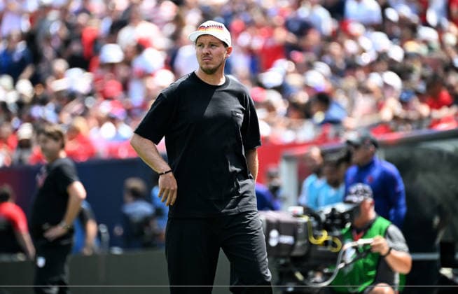 Fussball, Länderspiel, Herren, Freundschaftsspiel zur Fussball WM 2026, Soldier Field, Chicago: USA - Deutschland 1:2; Bundestrainer Julian Nagelsmann (GER). Aktion, Einzelbild.
