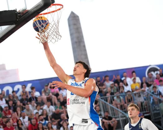 June 6, 2026, Warsaw, Masovian Voivodeship, Poland: France s JULES RAMBAUT (26) in action during a FIBA 3x3 Basketball World Cup men s quarter-final game between France and USA in Warsaw, Poland. Basketball 2026: FIBA 3x3 World Cup Men s Quarterfinal: France 14:11 United States  - ZUMAk204 20260606_zip_k204_125 Copyright: xRomanxKozielx