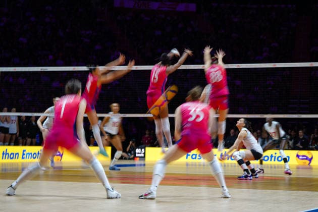 2026 Women s Volleyball Nations League - Quebec City - Day4 General view during the 2026 Women s Volleyball Nations League match between France and Canada at Videotron Centre in Quebec City, Canada, on June 6, 2026. Quebec City Quebec Canada  Copyright: xYuanxTianx originalFilename:tian-2026wome260606_npumF.jpg