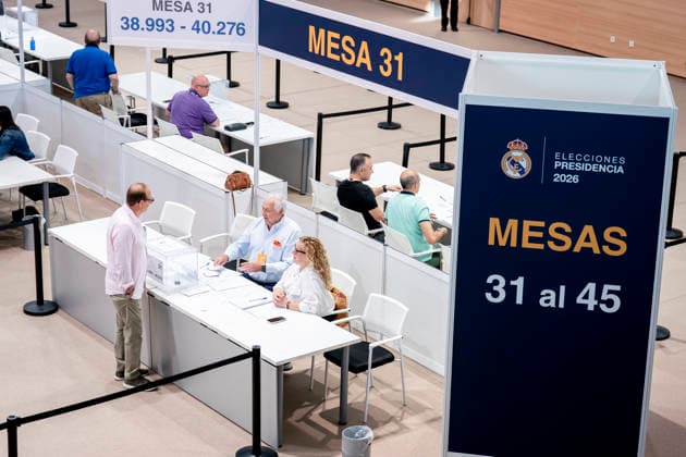 June 7, 2026, Valdebebas, Madrid, Spain: General view of the polling stations during the Real MadridÃ¢â‚¬â ¢s presidential election day at Ciudad Deportiva Real Madrid on June 07, 2026 in Valdebebas, Madrid, Spain. Valdebebas Spain - ZUMAa181 20260607_zaa_a181_002 Copyright: xAngelxPerezxMecax