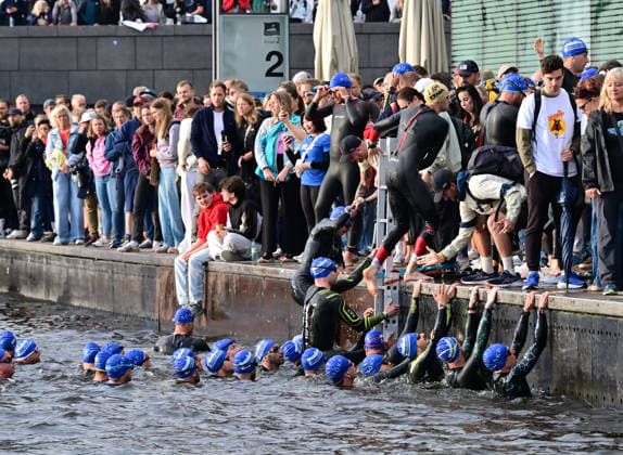 GER; Ironman Hamburg 07.06.2026, GER; Ironman Hamburg, Jedermaenner im Bild Jedermaenner vor dem Start