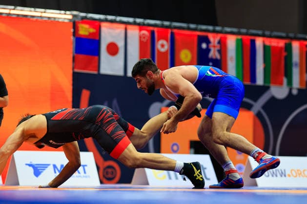 Wrestling Ranking Series Ulaanbaatar Open 79kg FS - Mahdi Mohammad Yousefihajivar (IRI) df. Nurdaulet Kuanyshbay (KAZ)
