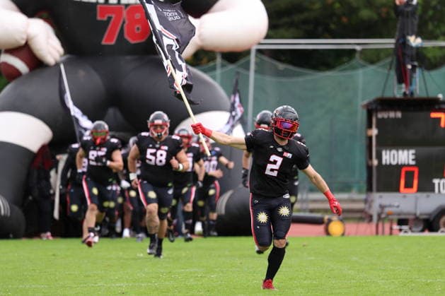 RECORD DATE NOT STATED Run in Düsseldorf Panther with Etienne Keßler Martinez (Düsseldorf Panther, 02), Düsseldorf Panther vs Regensburg Phoenix, American Football, GFL, German Football League, Season 2022, Week 5, 06.06.2026, Photo: Foot Bowl Klaus Sack Düsseldorf Stadion VfL Benrath Deutschland Copyright: xFootxBowl KlausxSackx