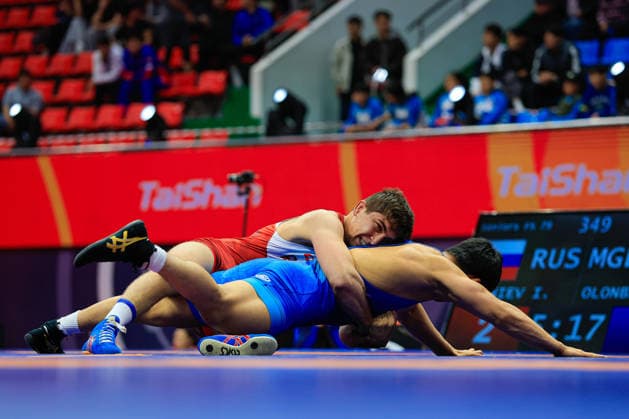 Wrestling Ranking Series Ulaanbaatar Open 79kg FS - Ismail Khaniev (RUS) df. Suldkhuu Olonbayar (MGL)