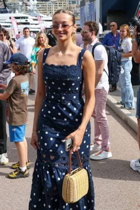 Partnerin Isabella Bernardini von Gabriel Bortoleto (Revolut Audi 5), Rennen, Grosser Preis von Monaco, Motorsport, Herren, Formel 1, 07.06.2026 Monte Carlo Monaco MCO