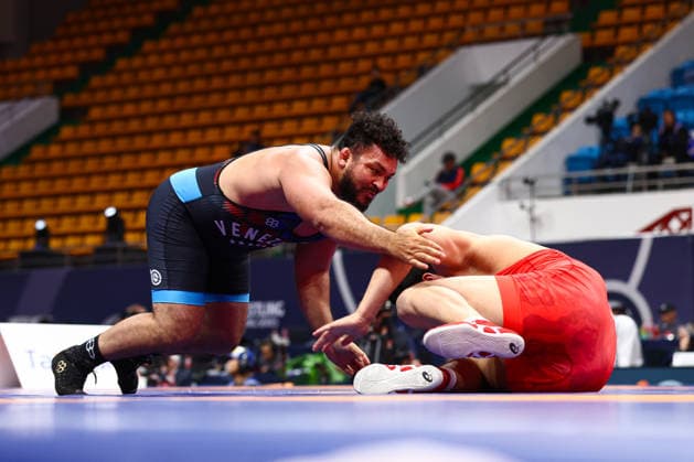 World Ranking Series Ulaanbaatar Open 125kg FS - Yedige Kassimbek (KAZ) df. Jose Daniel Diaz Robertti (VEN)