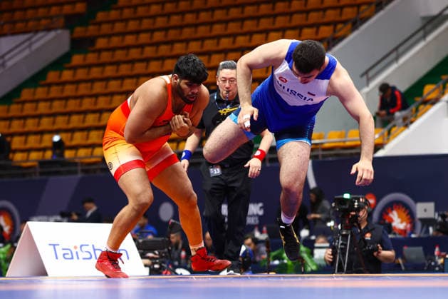 World Ranking Series Ulaanbaatar Open 125kg FS - Dinesh Dinesh (IND) df. Timur Kotaev (RUS)