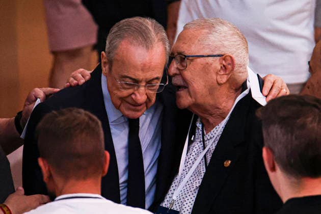 ESP: Real Madrid Presidential Elections 2026 Florentino Perez during the Real Madrid presidential elections 2026. Voters approaching to cast their vote for Florentino Perez or Enrique Riquelme as the next president of Real Madrid at the Real Madrid City Basketball Pavilion, located in Valdebebas, on June 7, 2026 in Madrid. Madrid Spain Futbol