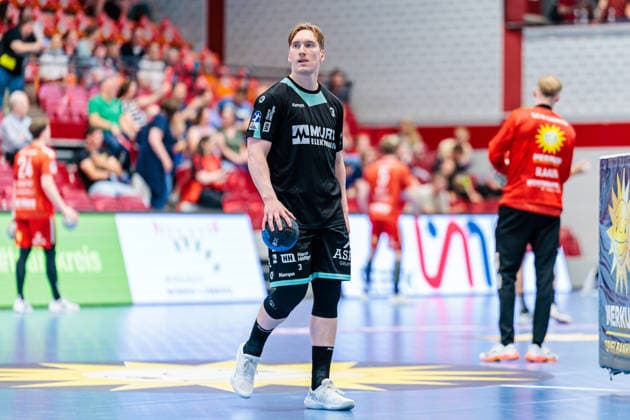 Tjoervi Tyr Gislason (HC Oppenweiler Backnang, 03) GER, TuS N-Luebbecke vs. HC Oppenweiler Backnang, Handball, 2. Bundesliga, 34. Spieltag, Spielzeit 2025 2026, 06.06.2026 GER, TuS N-Luebbecke vs. HC Oppenweiler Backnang, Handball, 2. Bundesliga, 34. Spieltag, Spielzeit 2025 2026, 06.06.2026 Luebbecke Copyright: xEibner-Pressefoto JanxRollingerx EP_JSK